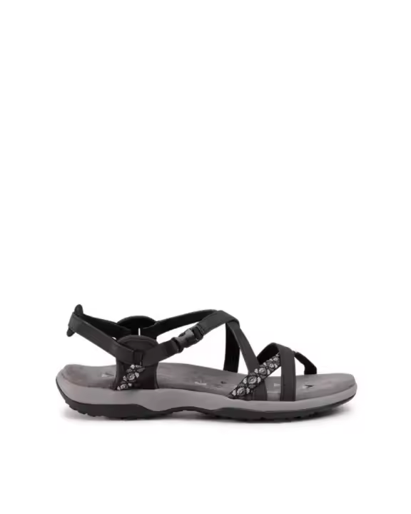 SKECHERS 40955 REGGAE SLIM Sandalias Abiertas Mujer Negro - 1