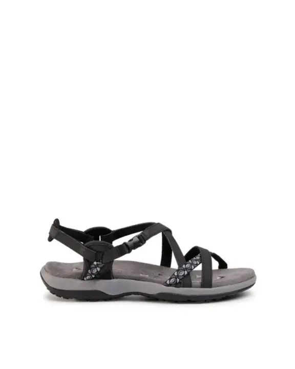 SKECHERS 40955 REGGAE SLIM Sandalias Abiertas Mujer Negro - 1