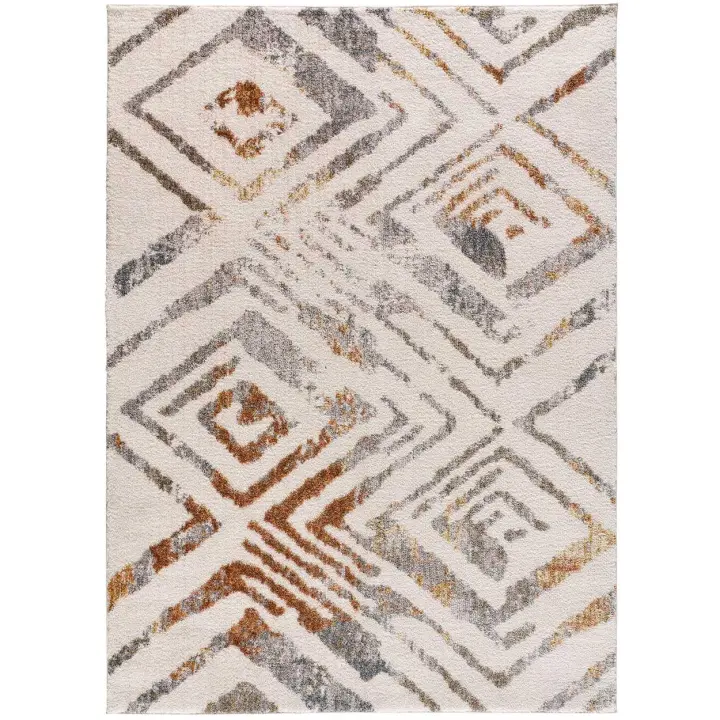 ATTICGO Alfombra de Interior Estilo Geométrico en Multicolor - Picasso 5259 | 80X150, 120X170, 140X200, 160X230 cm - 1