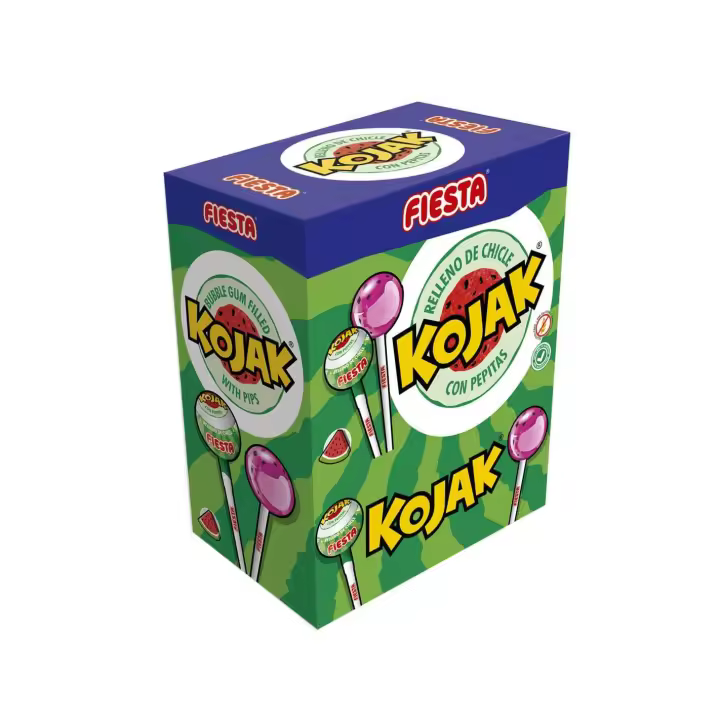 KOJAK FIESTA SANDIA 100 UNIDADES SIN GLUTEN,SIN LACTOSA. APTO VEGANOS - 1