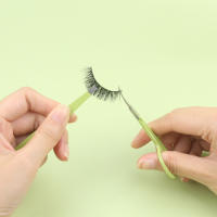 Tijeras De Maquillaje Brainbow De Acero Inoxidable Para Cejas Pestañas Y Vello Facial Punta Curva Y Aguda Tamaño Compacto Para Uso Doméstico - details 3