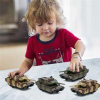 Juguetes De Simulación Militar De 4D Modelo De Tanque Mini Coche Set Regalo De Cumpleaños Para Niños Material ABS Escala 1:8 - details 0
