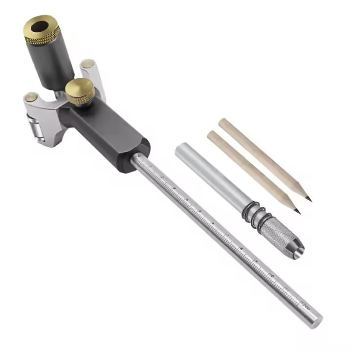 Regla De Marcado Para Carpintería Con Gauge De Línea Recta Arcana Y Curva Herramienta Automática Para Dibujar Líneas Paralelas Y Precisas - 1