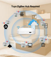 Interruptor Inteligente De Luz Girier Tuya ZigBee 3.0 Sin Cable Neutro Requiere Trabaja Con Alexa Google Home Soporte 2 Modos De Control - details 5