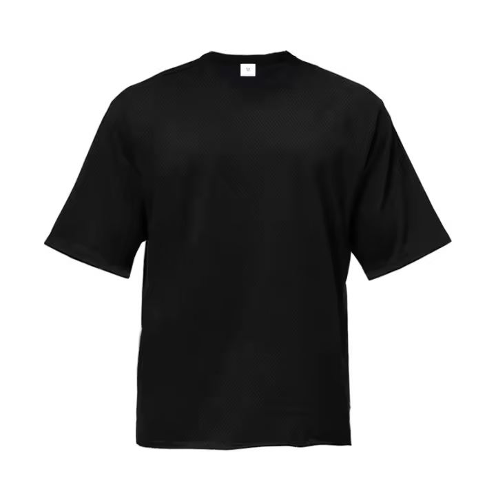 Camiseta De Correr Para Hombre Suelta Y Oversize Para Gimnasio Y Fitness Ropa De Entrenamiento Veraniega Con Mangas Cortas Y Secado Rápido - 1