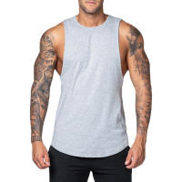 Nueva Llegada De Camiseta De Hombre Para Entrenamiento Ropa De Levantamiento De Pesas Singlet Sin Mangas Deporte Camiseta De Vestido - details 4