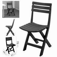 LILI HOME 🪑 Set de 2 Sillas Plegables para Exterior – Color Negro 📏 Medidas por silla Alto: 78 cm  Ancho: 44 cm  Fondo: 41 cm es ideal para quienes buscan practicidad sin renunciar al diseño. Su estructura robusta y su formato compacto permiten u - details 3