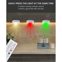 Foco LED Inalámbrico Autoadhesivo con Katería Rgb - Luz de Gabinete Regulable y Control Remoto - details 1