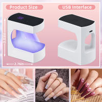 Lámpara De Uñas LED Mini 6W Luz UV Para Gel Nails Secador De Uñas Portátil USB Para Viajes Lámpara De Manicura - details 3