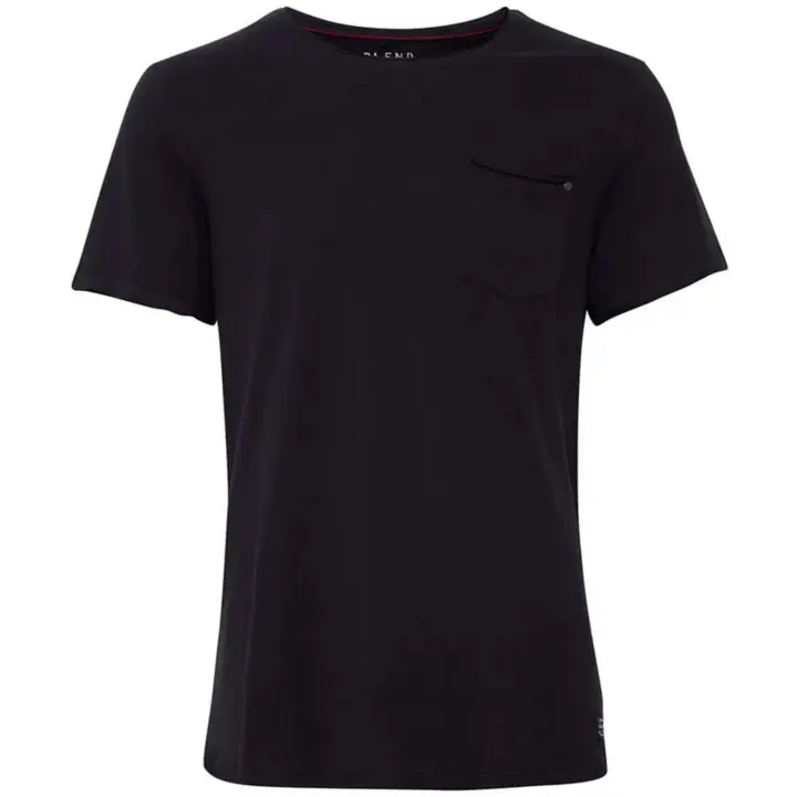 Camiseta de Manga Corta Blend  para hombre en color negro - 1