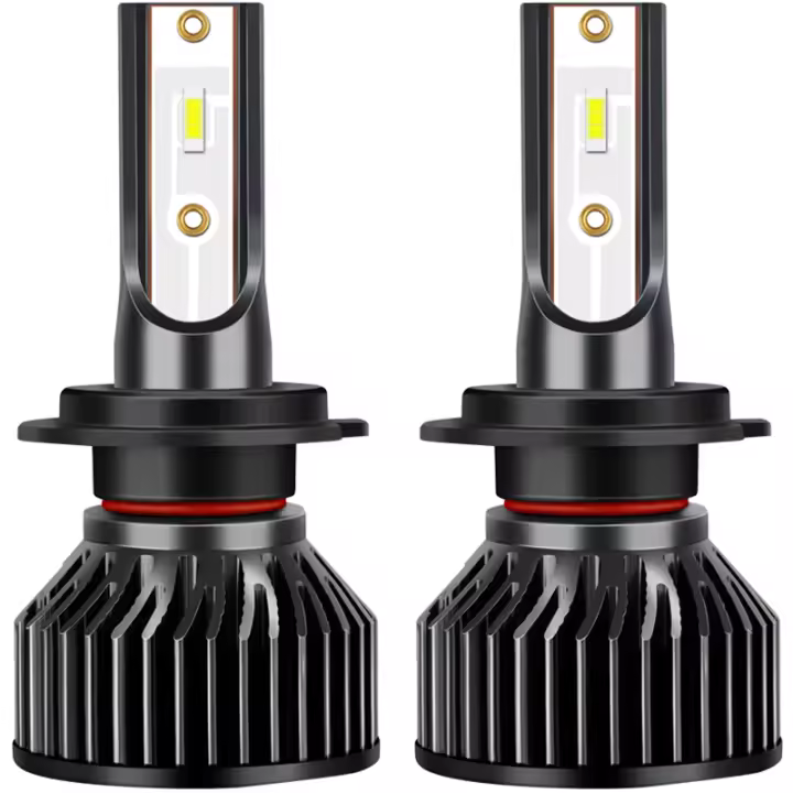 Xstorm Mini Bombilla LED H4 H7 Para Faros De Coche 9005 HB3 9006 HB4 12000LM 6000K Blanco Luz Antiniebla Universal 12V - 1