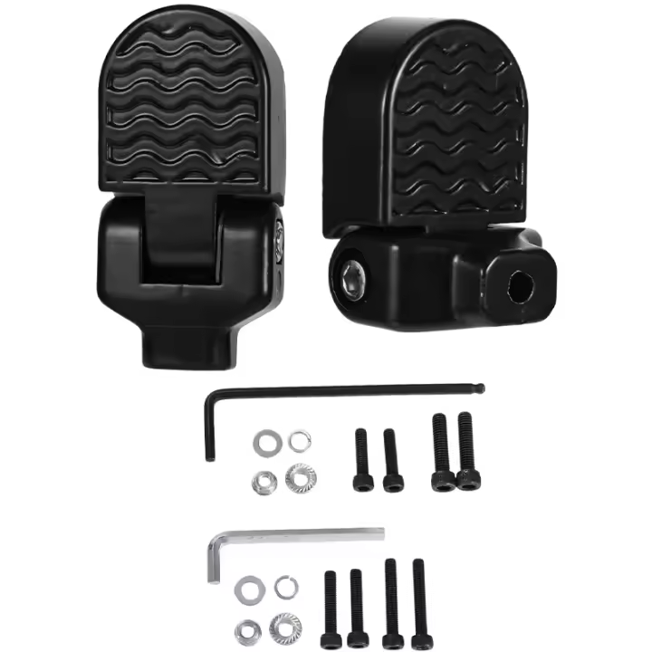 Pared De Bicicleta De Aluminio Para Montaña Y Carretera Pedales Traseros Plegables Antideslizantes Con Asiento De Pie Durable Y Ultraligero - 1