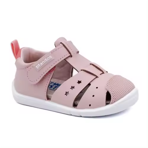 Sandalias respetuosas lavables TITANITOS FABI con velcro. Hechas en España. - 1