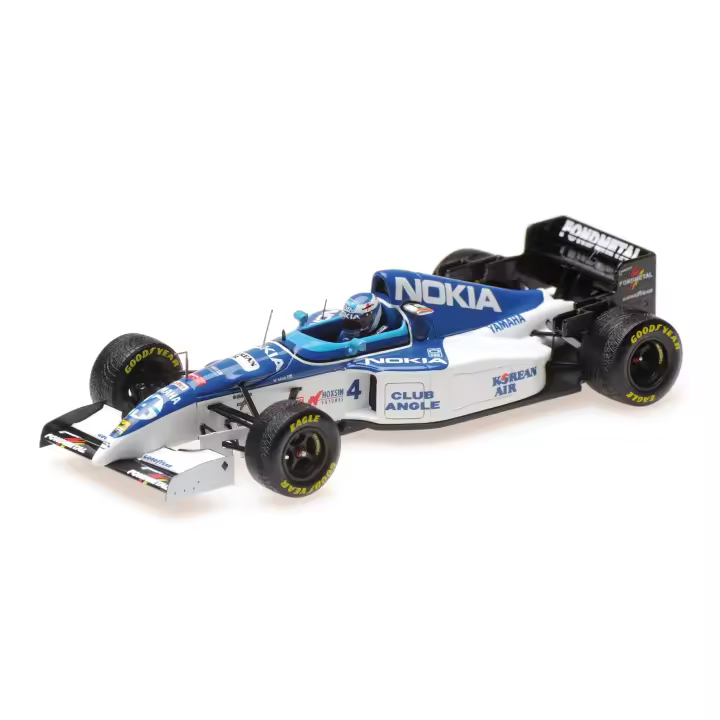 MINICHAMPS 1/43 TYRRELL YAMAHA 023 MIKA SALO BELGIAN GP 1995 - 417950004 - 1