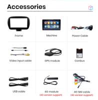 AWESAFE inalámbrico CarPlay Android Auto Radio para Fiat 500X 2014 2015 2016 2017 2018 2019 2020 coche reproductor multimedia GPS 2 din autoradio volante controles RDS Bluetooth - details 21
