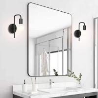 Lámpara De Pared Retro Dorada Y Negra Vintage Para Espejo O Cama Iluminación Moderna Interior Fijación En Superficie Decorativa - details 1