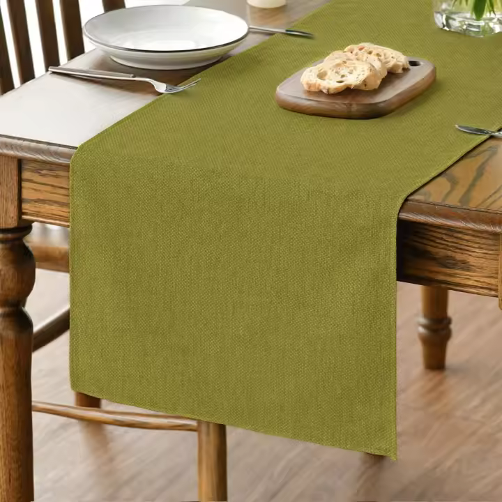 Camino de mesa morado, lavable, cocina, mesa de comedor, decoración interior, vacaciones, fiesta, decoración, 40 x 100 cm - 1