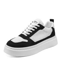 Zapatos Casuales Para Hombre De Cuero De Alta Calidad Comodidad Plataforma Antideslizante Zapatillas Deportivas Con Suela Gruesa Para Correr - details 3