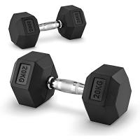 OZIO FITNESS Mancuernas Hexagonales 20 kg (par) Fitness Musculación - details 0