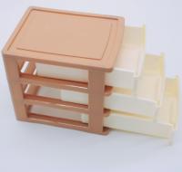 Gabinete de almacenamiento type Cajón de escritorio MARRON, Caja de almacenamiento de papelería de Oficina de estilo europeo, Caja de Organización de artículos varios Pequeños - details 3
