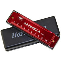 Harmonica Diatónica De 10 Agujeros En Clave De C Con Estuche Para Principiantes Y Niños Regalo Ideal Con Estuche Incluido - details 6