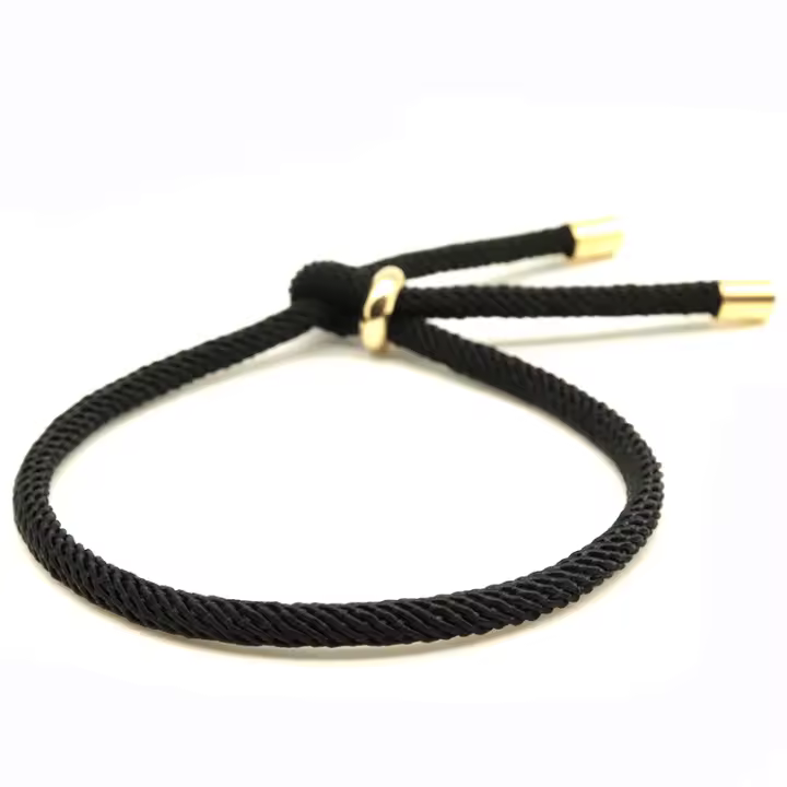 Pulsera Minimalista Milan De Hilo Ajustable Para Hombre Y Mujer En Colores Negro Y Rojo Regalo Para Parejas Pulsera De Amistad Brazalete - 1