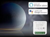 LED ATOMANT Módulo Relé Mini Interruptor WiFi Inteligente, CON NEUTRO, 2 Canales, Compatible Alexa, Google Home, Smart Life, Control Remoto App, Automización Hogar, Ideal Iluminación LED 400W, Domótica, Fácil Instalación - details 6