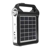 Kit De Generador De Energía Solar Portátil 15W Recargable Con Luz De Lámpara Y Cargador USB Sistema De Energía Solar Para El Hogar - details 2