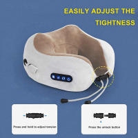 Almohada De Cuello Portátil En Forma De U Con Masajeador Eléctrico Y Calor Recargable Por USB Relajador De Músculos Del Hombro Y Cuellodetails 12