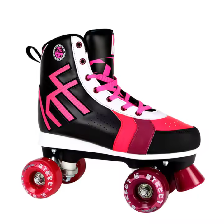 Krf Thenew Urban Concept Patin Quad Street Para Desplazamiento Urbano - Bota De Piel Sintética - Ruedas 62x38mm  82A - 1