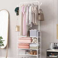 LUTODY - Perchero pie de burro y Zapatero, Colgador de ropa con estante para zapatos y accesorios, Multifuncional para salón, dormitorio, sala de estar y entrada - details 7