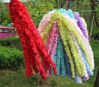 1PCS Cadena De Algodón Artificial De Esteras Hydrangea Para Decoración De Boda Y Fiestas En Casa Colores Variados - details 2