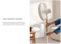 CREATE  - Ventilador de pie oscilante 50W estilo retro - 3 velocidades - Motor de cobre- AIR STAND WOOD - details 3
