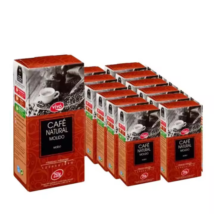 PACK AHORRO de 12 paquetes de Café natural molido VIVO - 1