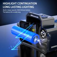Linterna Frontal LED Recargable Con Sensor De Movimiento Para Camping Y Pesca Luz De Banda Potente Impermeable 3 Modos De Iluminación 5 Estilos - details 7
