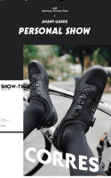 Zapatillas De Ciclismo LiXingMing Para Hombre Azul Zapatillas De Bicicleta De Montaña Transpirables Y Cerradura Self-Locking Talla True Fit Nylon Suela EVA Lining LYCRA Disponibles En Varios Tamaños - details 1