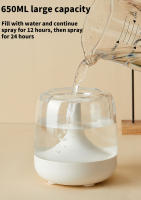 Humidificador Portátil Ultrasonido Con Luz Nocturna Colorida Y Aromaterapia Capacidad Menor a 1L Para Dormitorio Y Hogar - details 6