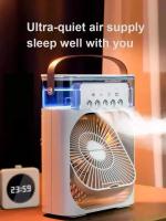 Ventilador Portátil 3 En 1 Humidificador Luz Nocturna Mini Aire Acondicionado Portátil Para El Hogar Con Control Remoto Y Luz LED - details 0