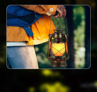 Lámpara De Camping Retro Con Luz De Decoración Y Aire De Campo Con 3 Modos De Iluminación Caballo Colgante LED Recargable Para Exterior - details 9