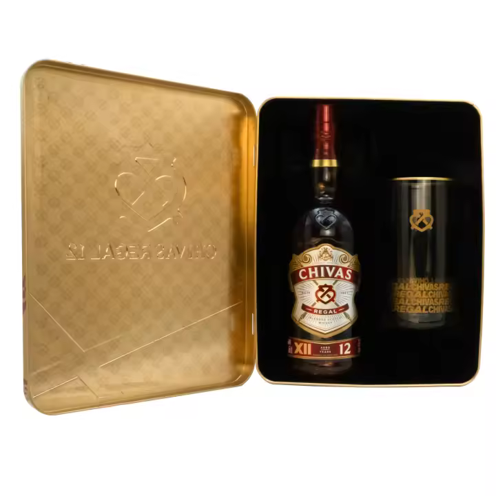 Chivas 12. 40% - Lata 70cl + Vaso de Regalo - 1