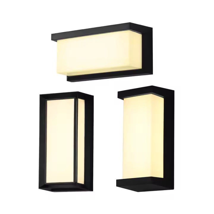 Lámpara De Pared LED Exterior IP65 Impermeable 24W AC85-265V Luz Blanca Cálida Para Patio Jardín Iluminación Exterior - 1