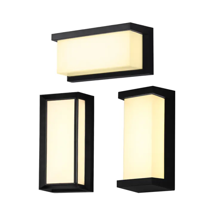 Lámpara De Pared LED Exterior IP65 Impermeable 24W AC85-265V Luz Blanca Cálida Para Patio Jardín Iluminación Exterior - 1