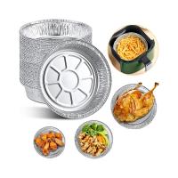 50Pcs Aluminio Para Microondas Y Air Fryer Fundas De Papel Desechable Para Horno Antiadherente Matriz De Alubia No Pegajosa - details 2