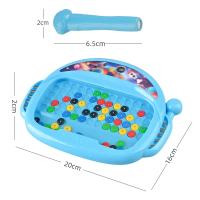 Tablero De Dibujo Magnético Para Niños Con Pluma Y Cuentas Juguete Educativo Sensorial Montessori Regalo Para Niños Y Niñas - details 14