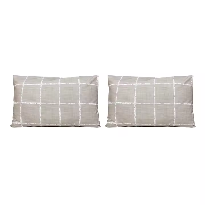 EL CABALLO - 2 fundas de almohada LEVIATAN 50x75 cm 100% algodón, 144 hilos, ropa de cama. Fabricado en España. - 1