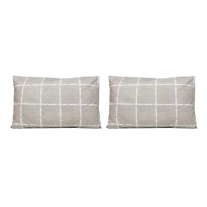 EL CABALLO - 2 fundas de almohada LEVIATAN 50x75 cm 100% algodón, 144 hilos, ropa de cama. Fabricado en España. - 1