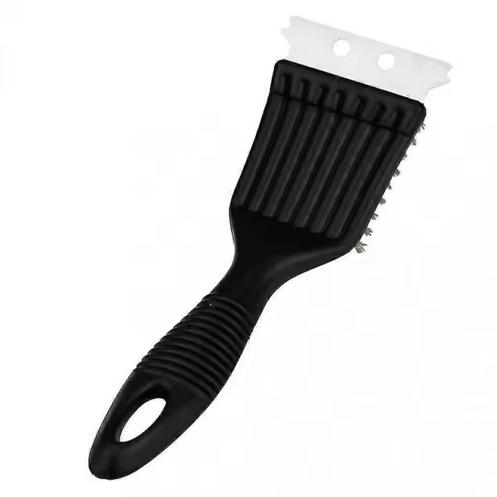 Raspador de Cerdas de Maple inoxidable, Límpador de rejas de barbacoa - 1