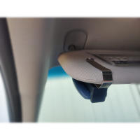 Nuevo Porta Llave De Coche Clip Para Visera De Coche Control De Puerta De Garage Ajustable Accesorios Para Control Remoto De Garage Opener Metálico Y PVC 47-68mm - details 4