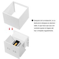 Lámpara De Pared LED IP65 Para Exteriores Luz De Porche Balcón Jardín Pasaje Decorativa Iluminación Interior Lámpara De Borde AC110V 220V Aluminio - details 7