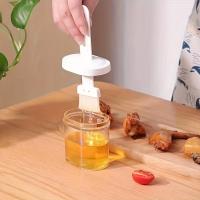 Cepillo De Aceite Resistente a Altas Temperaturas Con Botella Para Cocina Y Barbacoa Accesorio Conveniente Para Condimentos Y Miel - details 2